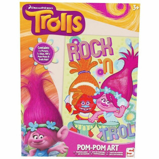 TROLLS LAV DIT EGET POMPOM-KUNSTV&AElig;RK (48 stk.)