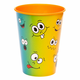 Smiley Plastikkop / Isbæger - 260 ml (12 stk.)