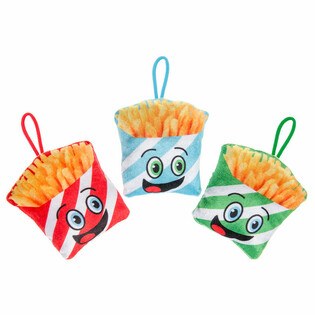 Plys Pommes Frites-B&aelig;gre 13 cm (24 stk.)