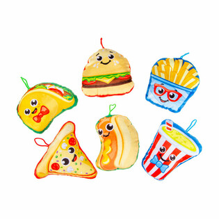 Plys Mix Fast Food Snacks - 14 cm (24 stk.)