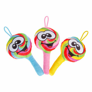 Plys slikkepinde - 18 cm (24 stk.)