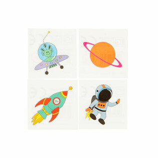 Midlertidige Tatoveringer Rummet / Space (288 stk.)