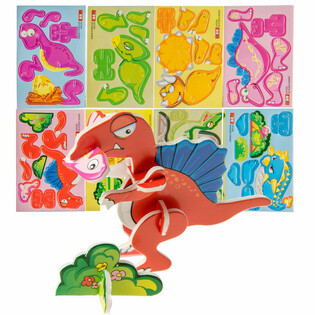3D Dinosaurpuslespil (48 stk.)
