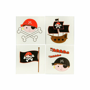 TATTOVERINGER PIRATER (288 stk.)
