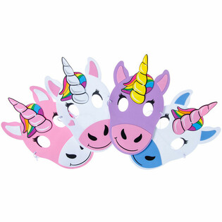 Unicorn / Enhj&oslash;rning Skummaske (24 stk.)