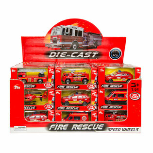 MIX AF BRANDBILER I METAL I DISPLAY (36 stk.)