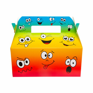 B&oslash;rnemenu Box Smiley - 22,5 x 12 x 9,5 cm (24 stk.)