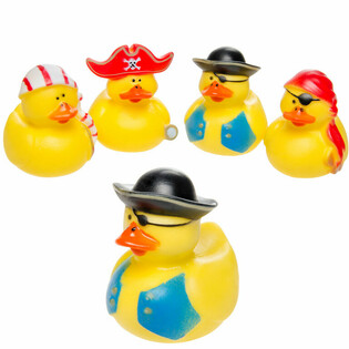 MIX BADE&AElig;NDER PIRAT - 5x5 cm (4 stk.)