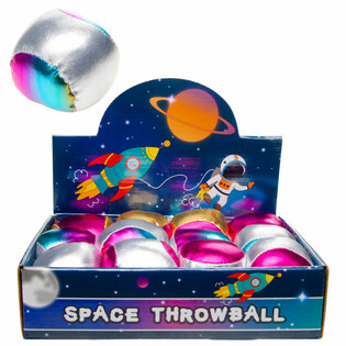 PLYS METALLISK KASTEBOLD - SPACE (12 stk.)