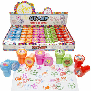 Stempel-mix i Display (60 stk.) - Engros Legetøj