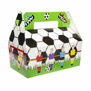 Menubokse Fodbold - 22.5 x 12 x 9.5 cm (24 stk.)