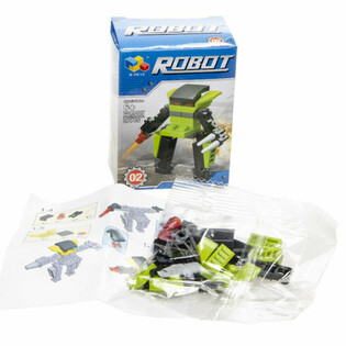 Byggeklodser Robotter (12 stk. i Display)