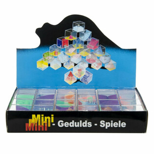 Små tålmodighedsspil display (24 stk.)