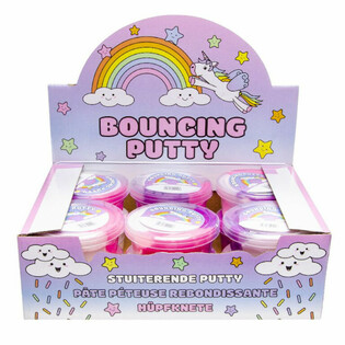 Unicorn Bouncing Putty - Display (12 stk.)