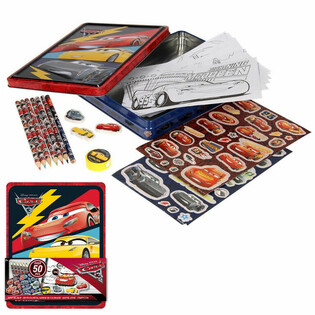 DISNEY CARS 3D Kreativt S&aelig;t i Metald&aring;se (12 stk.)