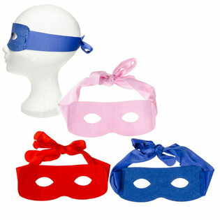 SUPERHELTE MASKE - MIXEDE FARVER (24 stk.)