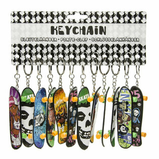 Finger Skateboard Nøglering (48 stk.)