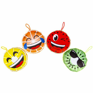 Plys Smiley Frugt - Mix (24 stk.)