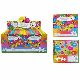 Smiley Puslespil Display (12 stk.)