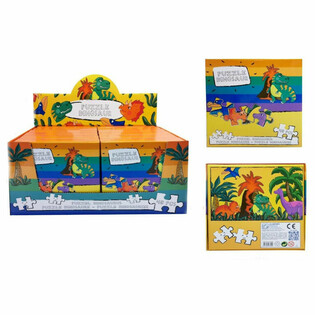 Dinosaur Puslespil 48 Brikker - Display (12 stk)