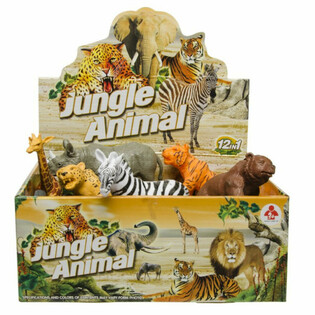 STORE VILDE DYR - LEGEFIGURER I DISPLAY (12 stk.)