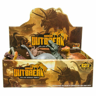 STORE DINOSAURER - LEGEFIGURER I DISPLAY (12 stk.)