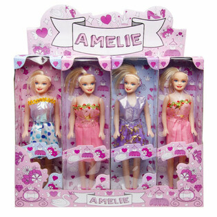 AMELIE DUKKER I DISPLAY (12 stk.)