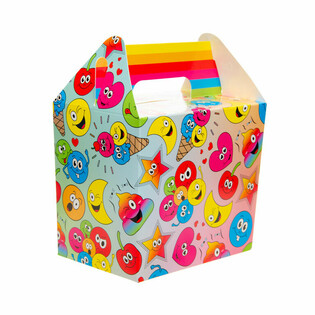 Menuboks / Slikb&oslash;tte Smiley 14x10x17 cm (12 stk.)