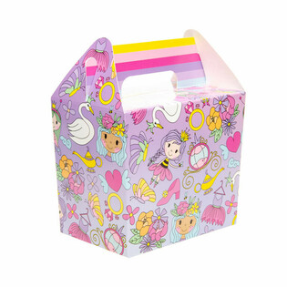 Menuboks / Slikboks Prinsesser 14x10x17 cm (12 stk.)