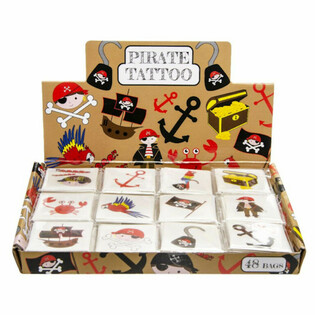 Fun Tattoo'er - Pirat (48 pakker)