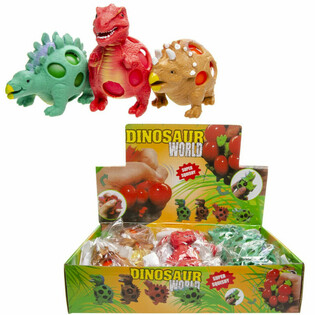 Squishy Mesh Dinosaur Bold - Display (12 stk.)