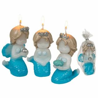 **SUPERBILLIGT** HAVFRUE / MERMAID LYS I DISPLAY (12 stk.)