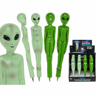 Alien 3D Kuglepenne i Display (12 stk.) - SUPER BILLIGT