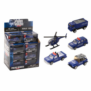 DIE CAST - MIX POLITIK&Oslash;RET&Oslash;JER, SKALA 1:64 I DISPLAY (24 stk.)