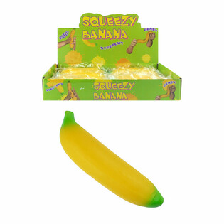 Squeeze Banan - 18 cm (Display med 12 stk.)