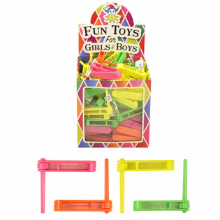 Sm&aring; raslere i display - Neonmix (108 stk.)