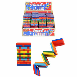 RETRO TOYS - Jakobsstige i tr&aelig; i display (24 stk.)