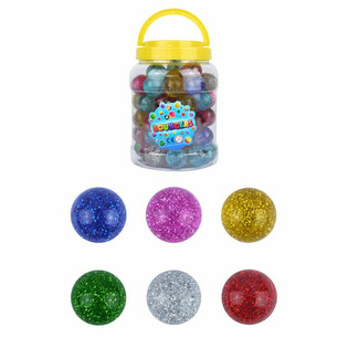 Glitter Hoppebolde &Oslash;3.3cm (72 stk.)