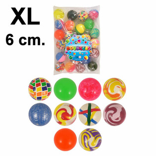 XL Mix Hoppebolde &Oslash;6cm (25 stk.)