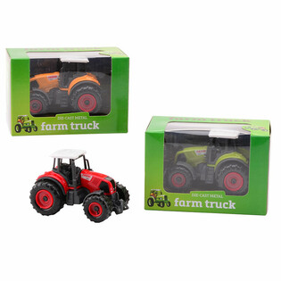 FARM MASTERS - DIE-CAST TRAKTOR I GAVE         &AElig;SKE (12 stk.)