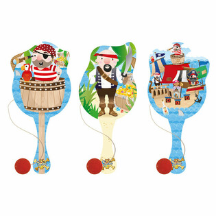 Pirat Paddle Boldspil (12 Stk.)