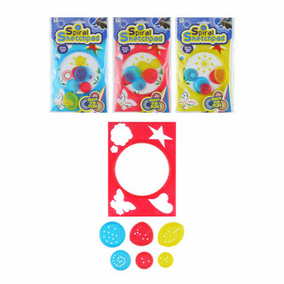 SPIROGRAF - SPIRAL SKETCHPAD (12 stk.)