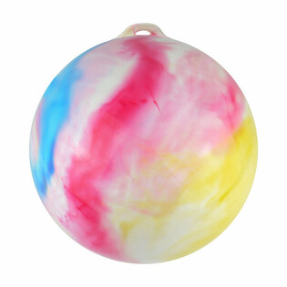 Marmoreret Farvet Bold &Oslash; 25 cm med Krog (12 stk)