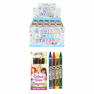 Prinsesse Voksfarver S&aelig;t med 4 Dele i Display (120 stk.)