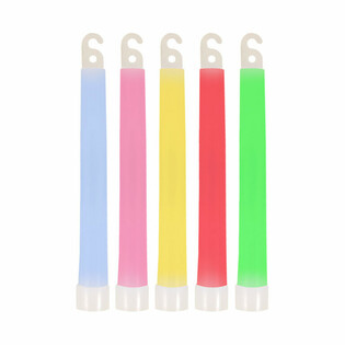 KNÆKLYS GLOW STICK - 15CM MED SNOR - MIX FARVER (25 stk.)