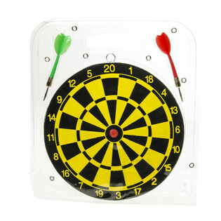 Dartskive inkl. 2 pile - Diameter 22,5 cm (2 stk)
