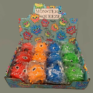 Squeeze Monstre i Display (12 stk.)