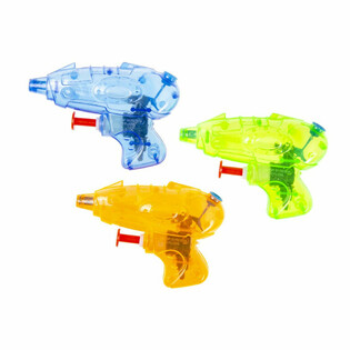 VANDPISTOLER 9 cm Lange - MIX FARVER (48 stk.)