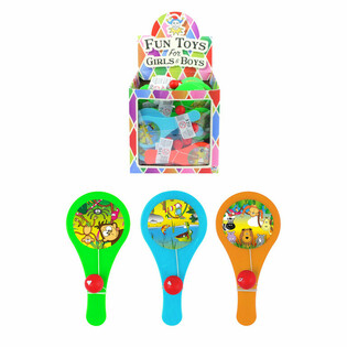 Paddle Bat Spil - Jungledyr - I display (96 stk.)