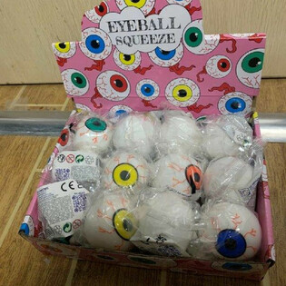 Squeeze Eyeball Klemmebolde i Display (12 stk.)